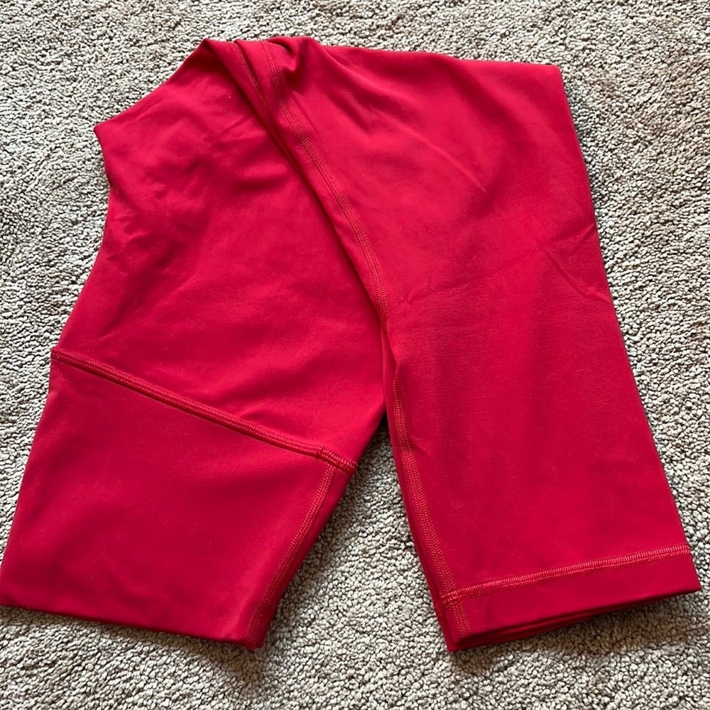 Lululemon Align. 21” inseam. High waist. Size 8. Red